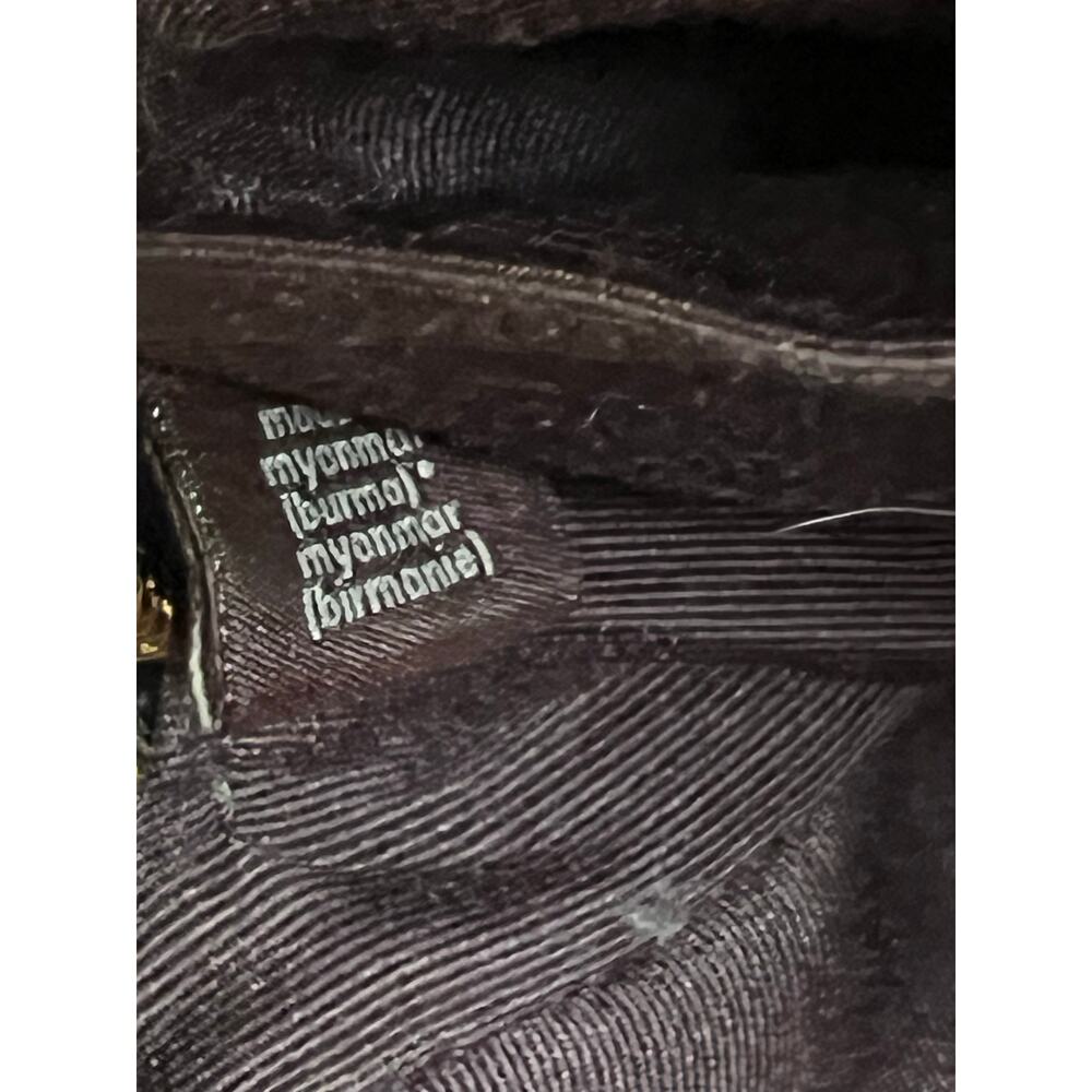 Coach Mini Jamie Camera Bag Signature Canvas Khaki Black EUC - Picture 12 of 13
